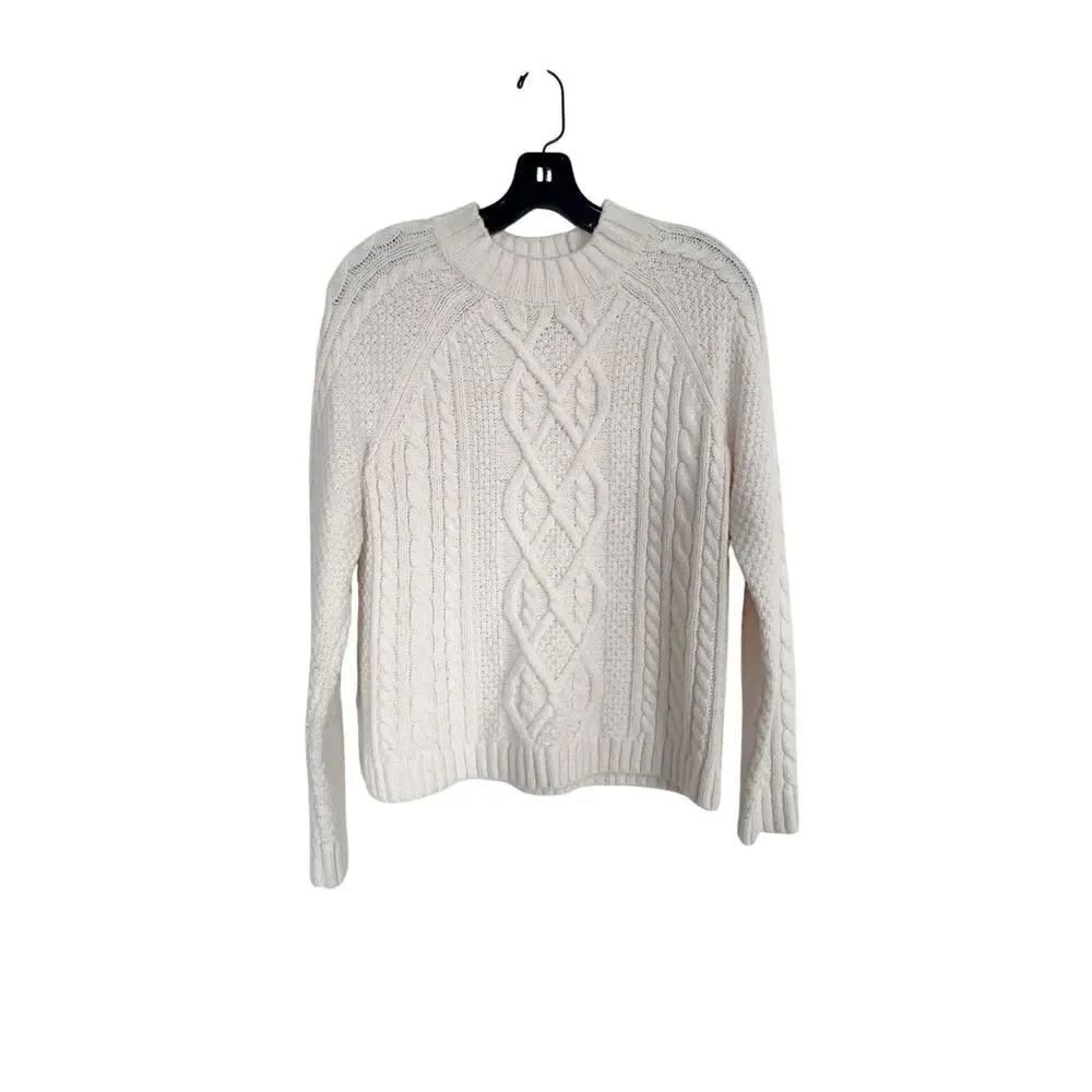 abercrombie & fitch sweater off white small